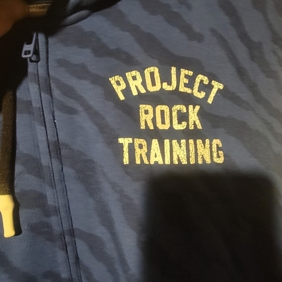 Under Armour Project Rock Rival Training Hoodie Mens Size XXL 1377444-471 - Picture 5 of 6